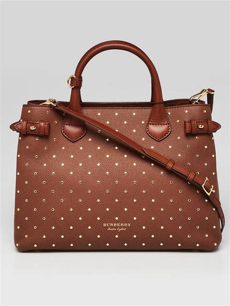 burberry studded banner bag|BURBERRY Grainy Calfskin Studded Medium Banner Tote.